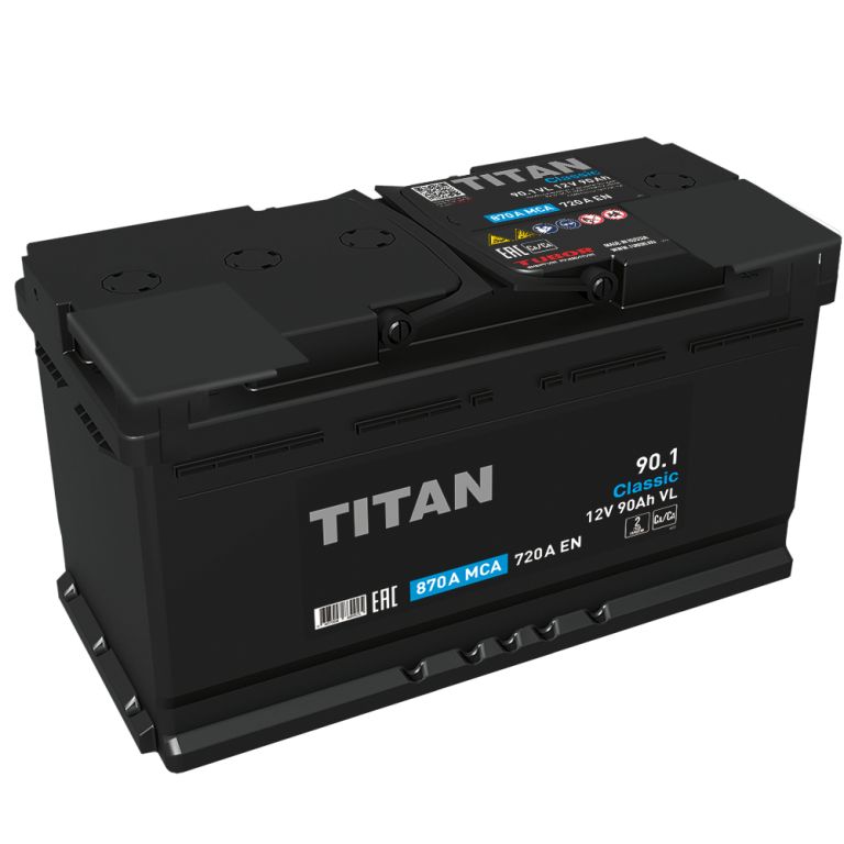 Аккумулятор TITAN CLASSIC 90Ah 720A