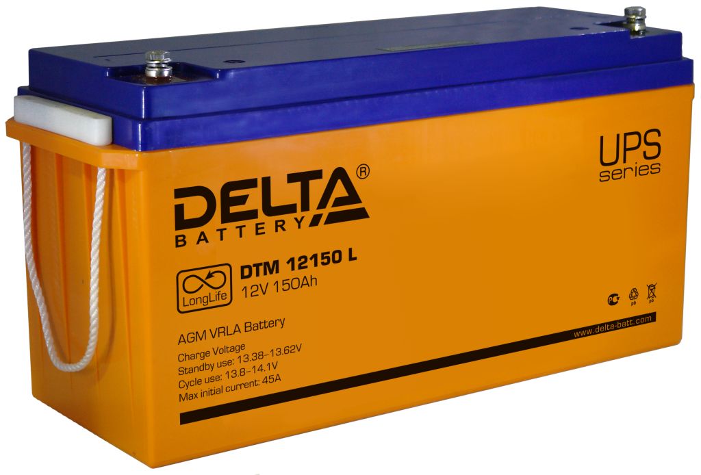 Аккумулятор DELTA DTM 12-150 L