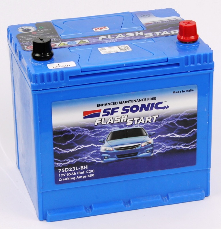 Аккумулятор EXIDE SF SONIC Flash Start Asia 65Ah 650A 75D23L