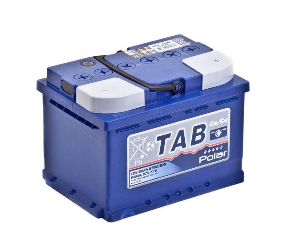 Аккумулятор TAB POLAR BLUE 55Ah 550А ОП низкий