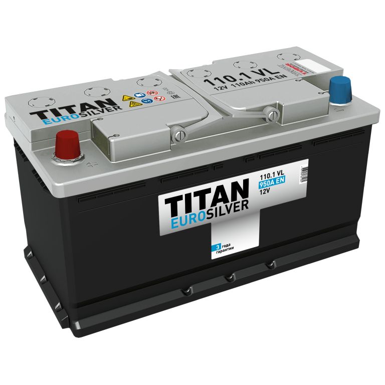 Аккумулятор TITAN EUROSILVER 110Ah 930A