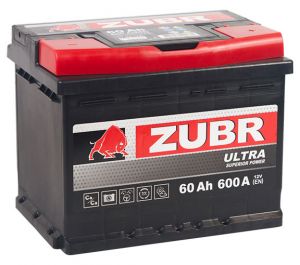 Аккумулятор ZUBR Ultra 60Ah 600A