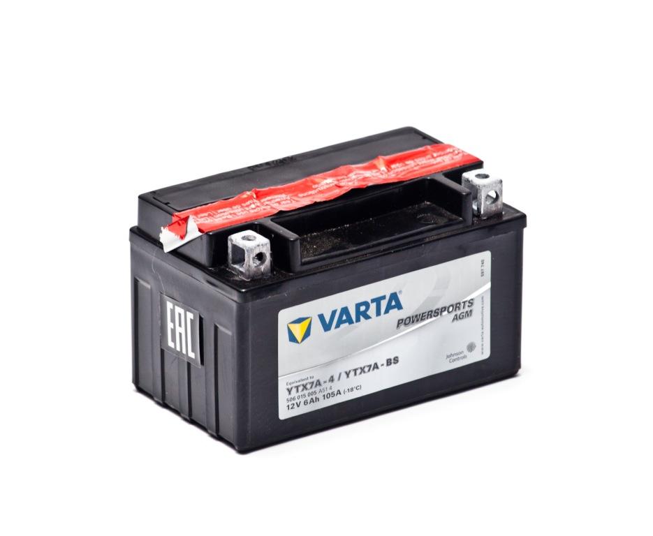 Аккумулятор VARTA Powersports AGM 6Ah 105А