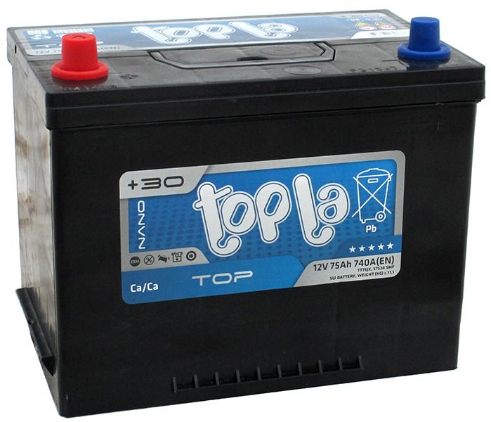 Аккумулятор TOPLA TOP JIS 75Ah 740A D26R