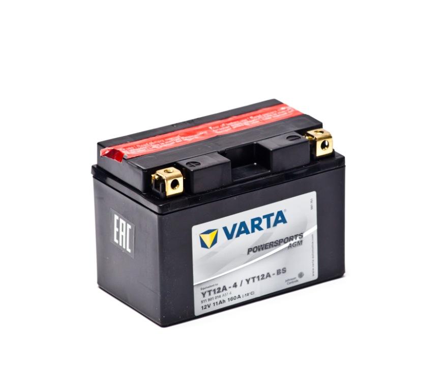 Аккумулятор VARTA Powersports AGM 11Ah 160А