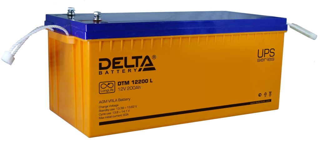 Аккумулятор DELTA DTM 12-200 L