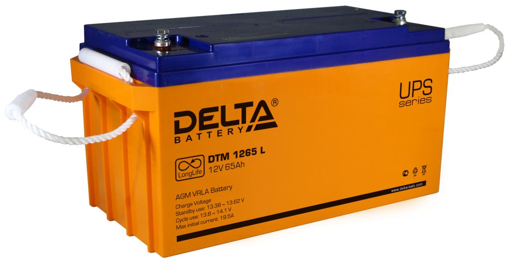 Аккумулятор DELTA DTM 12-65 L