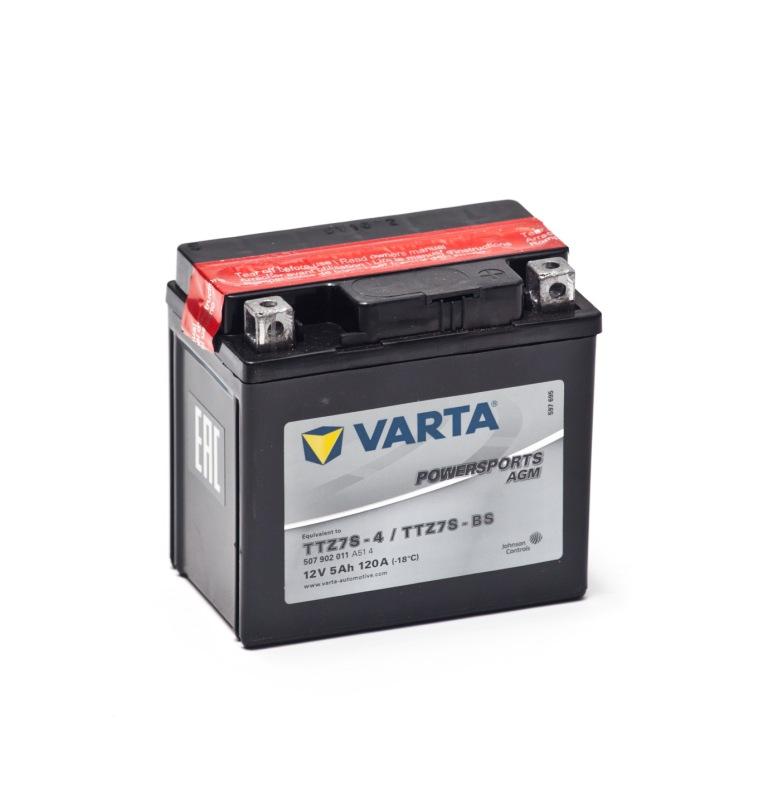Аккумулятор VARTA Powersports AGM 5Ah 120А