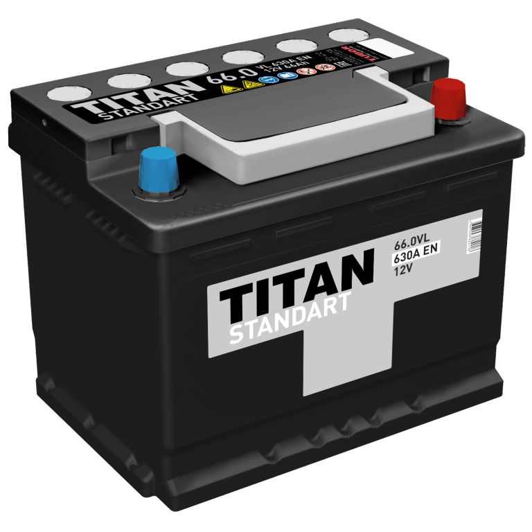 Аккумулятор TITAN STANDART 66Ah 630A ОП