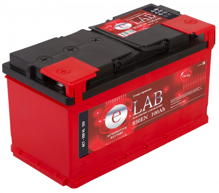Аккумулятор E-lab 100Ah 850A ОП