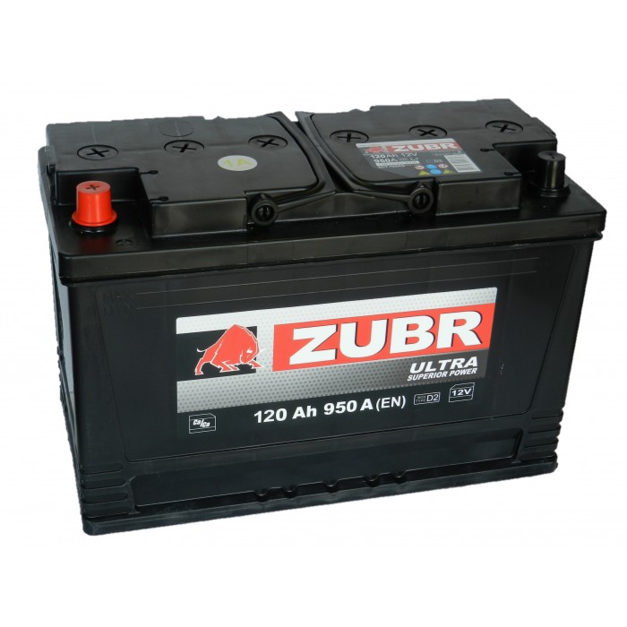 Аккумулятор ZUBR Professional 120Ah 950A ОП