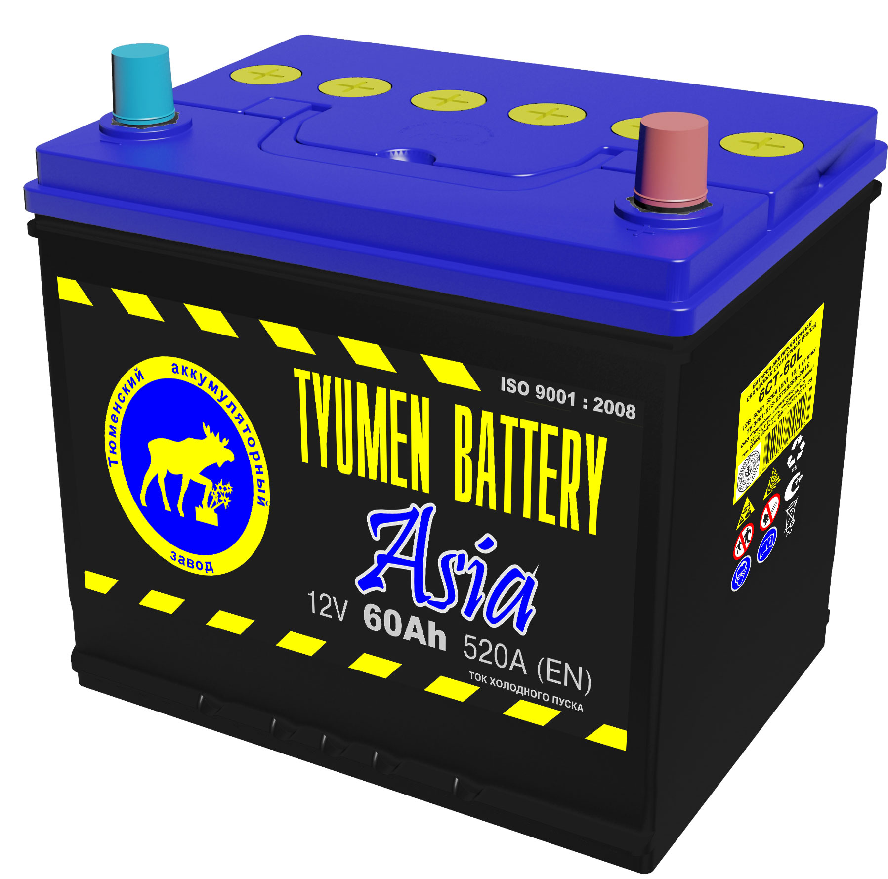 Аккумулятор Tyumen Battery Asia Ca/Ca 60Ah 550A D23L