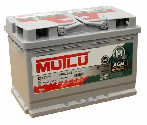 Аккумулятор MUTLU AGM 70Ah 760A ОП