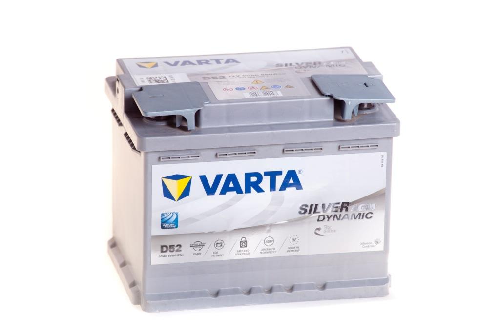Аккумулятор VARTA Silver Dinamic AGM 60Ah 680A ОП
