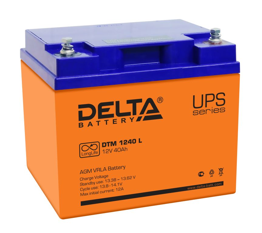 Аккумулятор DELTA DTM 12-40 L