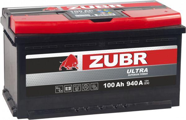 Аккумулятор ZUBR Ultra 100Ah 940A ОП