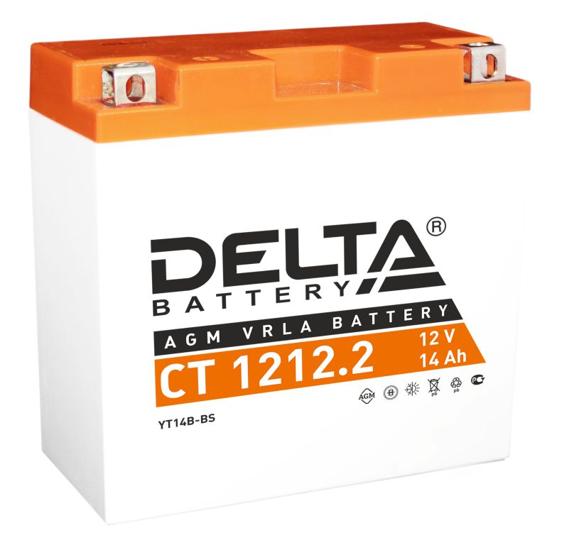 Аккумулятор Delta CT 1212.2 14Ah 155A
