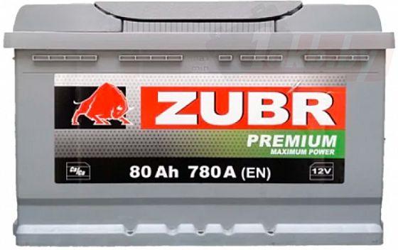 Аккумулятор ZUBR Premium 80Ah 780A