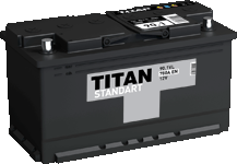 Аккумулятор TITAN STANDART 90Ah 740A