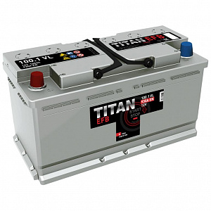 Аккумулятор Titan EFB 100Ah 930A