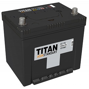 Аккумулятор TITAN ASIA STANDART 62Ah 520A D23R