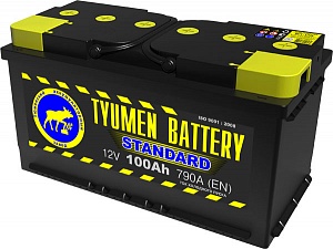 Аккумулятор Tyumen Battery Standard 100Ah 830A Ca/Ca
