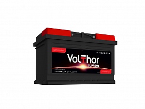 Аккумулятор Volthor Supreme 75Ah 720A ОП низкий