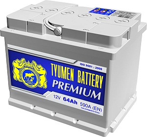 Аккумулятор Tyumen Battery Premium Ca/Ca 64Ah 620A ОП