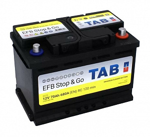 Аккумулятор TAB EFB Stop&Go 70Ah 680A ОП