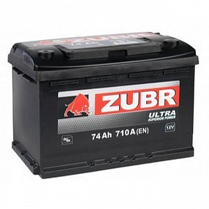 Аккумулятор ZUBR Ultra 74Ah 710A ОП низкий