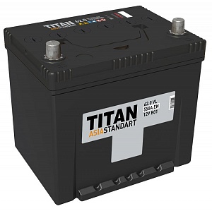 Аккумулятор TITAN ASIA STANDART 62Ah 520A D23L