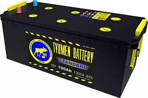 Аккумулятор Tyumen Battery Standard 190Ah 1320A болт