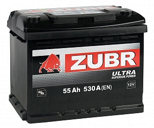 Аккумулятор ZUBR Ultra 55Ah 530A