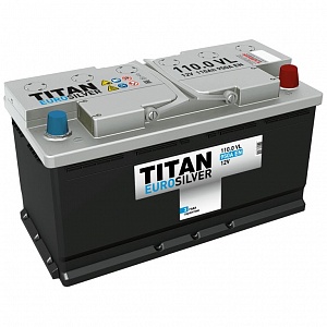 Аккумулятор TITAN EUROSILVER 110Ah 930A ОП