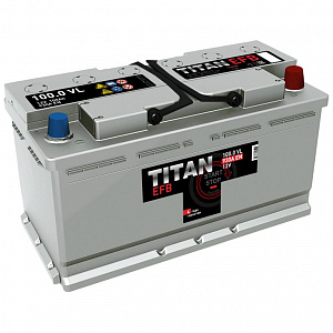 Аккумулятор Titan EFB 100Ah 930A ОП